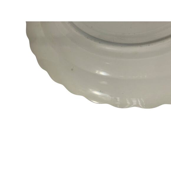 Countryside 12" Underglaze Chop Serving Platter Print Amish Harvest Royal China - Picture 4 of 9